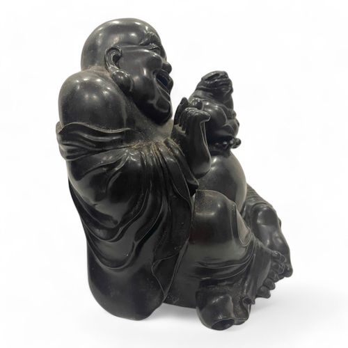 1936 - A rare and collectable Chinese Smiling Maitreya Buddha Sculpture, Hand-carved by skilled artisans fr... 