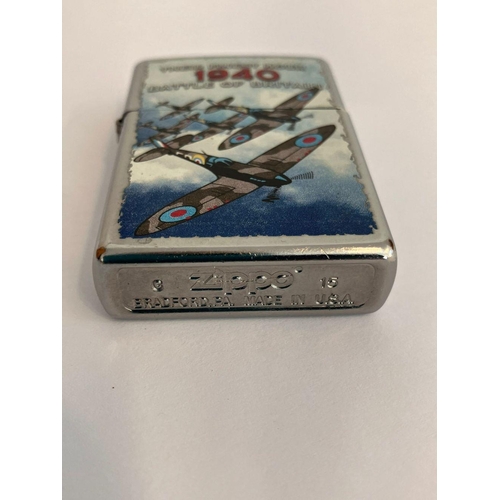 189 - Vintage ZIPPO ‘BATTLE OF BRITAIN’ LIGHTER.  Excellent condition. Please see pictures. UK Mainland Sh... 