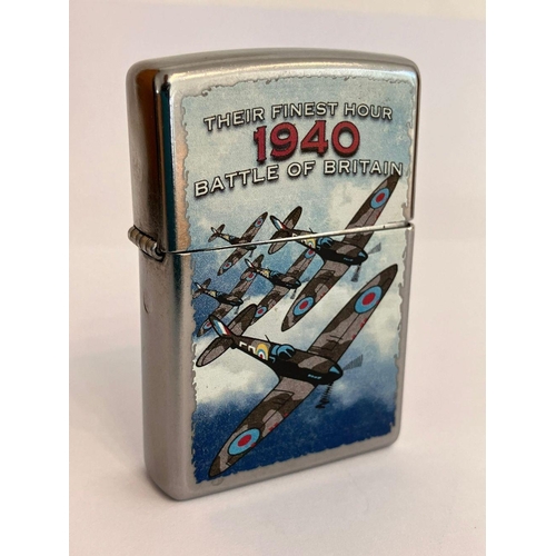 189 - Vintage ZIPPO ‘BATTLE OF BRITAIN’ LIGHTER.  Excellent condition. Please see pictures. UK Mainland Sh... 