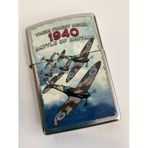 189 - Vintage ZIPPO ‘BATTLE OF BRITAIN’ LIGHTER.  Excellent condition. Please see pictures. UK Mainland Sh... 