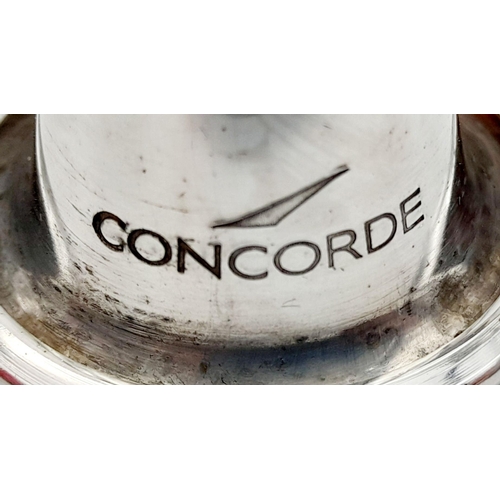 1400 - A Vintage British Airways Concorde Silver Plated Candle Snuffer in its Original Box with an Original... 