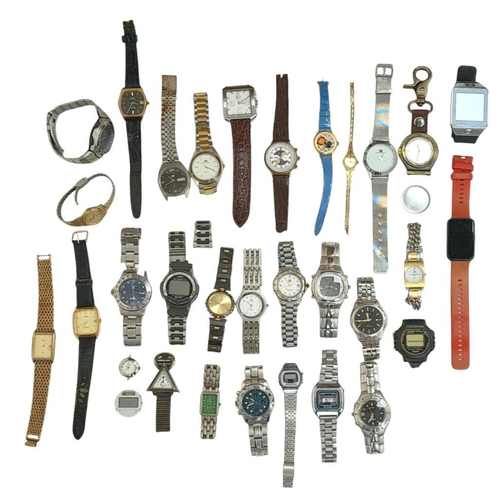 1495 - A Large Selection of Watches - for spares and repairs. As found. 1.7kg total weight.