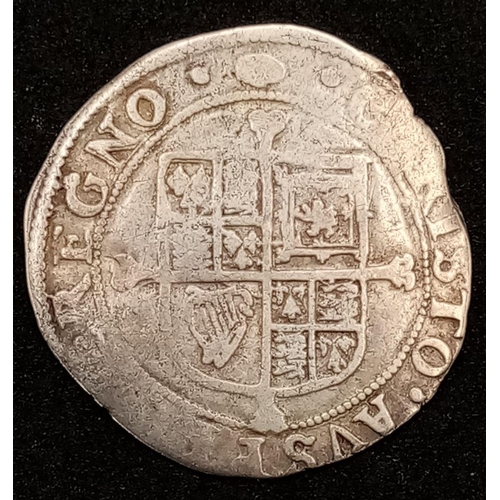 2079 - A Charles I (1625-49) Silver 6d Hammered Coin. Please see photos for conditions.