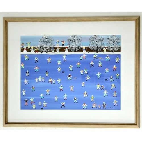 2105 - 'Snow Business' - An Original Painting by Renowned British Artist Gordon Barker. Created specially f... 