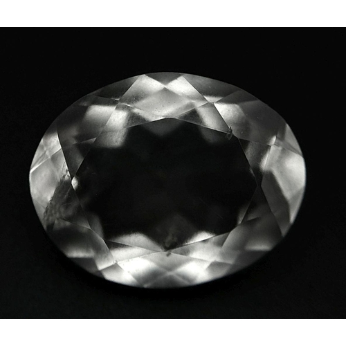 849 - A 5.85 Ct Natural Brazilian White Quartz, Oval Faceted Shape. Comes with the GLI Certificate.

ref: ... 