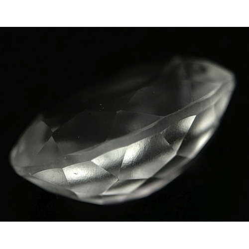 849 - A 5.85 Ct Natural Brazilian White Quartz, Oval Faceted Shape. Comes with the GLI Certificate.

ref: ... 