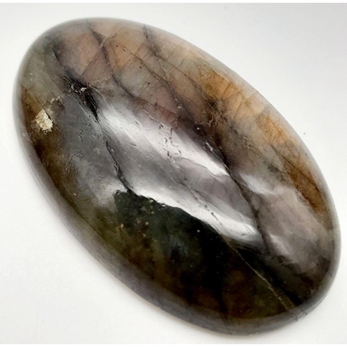 891 - A 61.80ct Labradorite Cabochon.  IGL&I Certified.