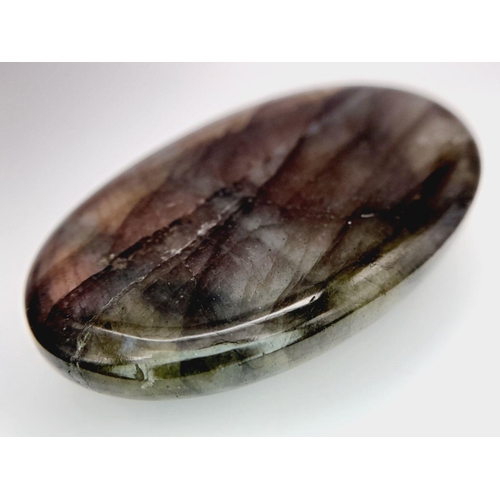 891 - A 61.80ct Labradorite Cabochon.  IGL&I Certified.