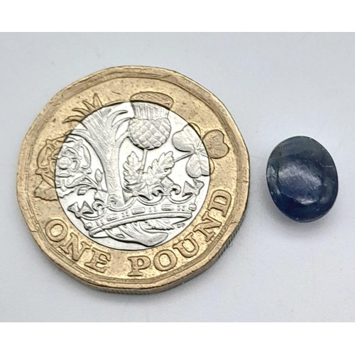 905 - Three Blue Sapphire Gemstones - GRS Lab Certified, to include (1) A 3.12ct Untreated Oval Blue Sapph... 