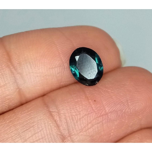 549 - A 0.99ct Oval Cut Tourmaline. Comes with an E.G.L certificate.