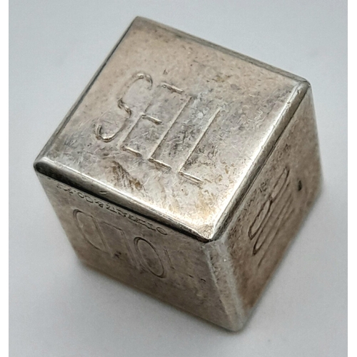 566 - A Tiffany and Co. Sterling Silver Decision Die. 27g