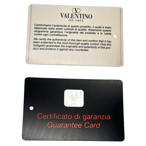 112 - An Unworn Valentino Shoulder Bag-24cm Width. Complete with Authentication Card.