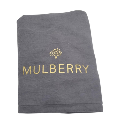 125 - A Mulberry Willow Tote Bag. Brown leather exterior with silver-toned hardware, magnetic top closure,... 