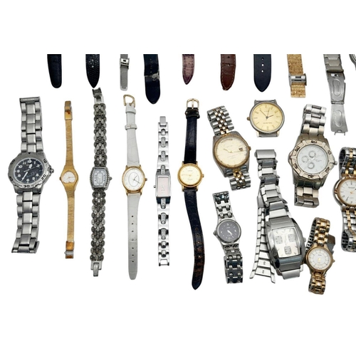 133 - A large selection of ladies and Gentleman’s WRISTWATCHES. Not working ,sold as spares and repairs Al... 