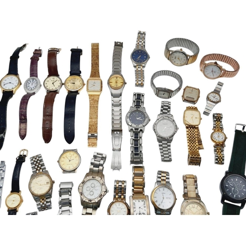 133 - A large selection of ladies and Gentleman’s WRISTWATCHES. Not working ,sold as spares and repairs Al... 