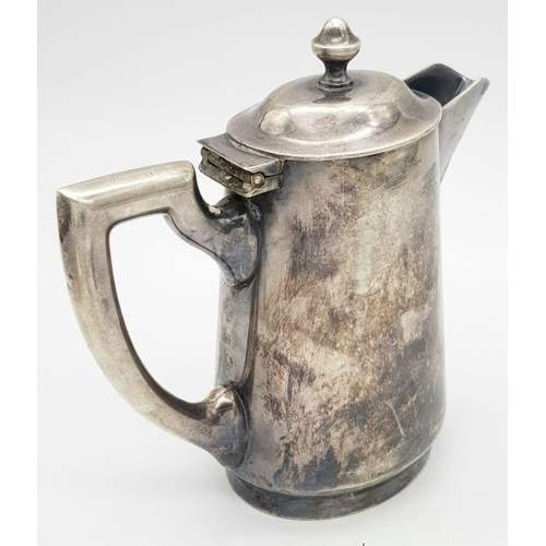 320 - A 3rd Reich Sports Association Hotel Silver Single Coffee Pot.