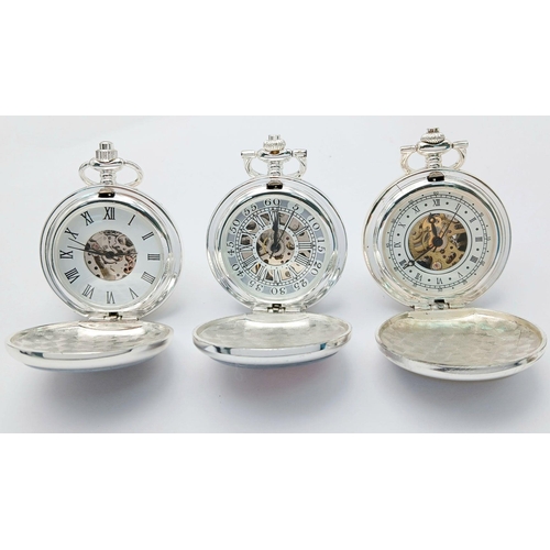 551 - Three  Manual Wind ‘Glory of Steam’ Pocket Watches in Original Boxes Commemorating; 1) A4 Class 1935... 