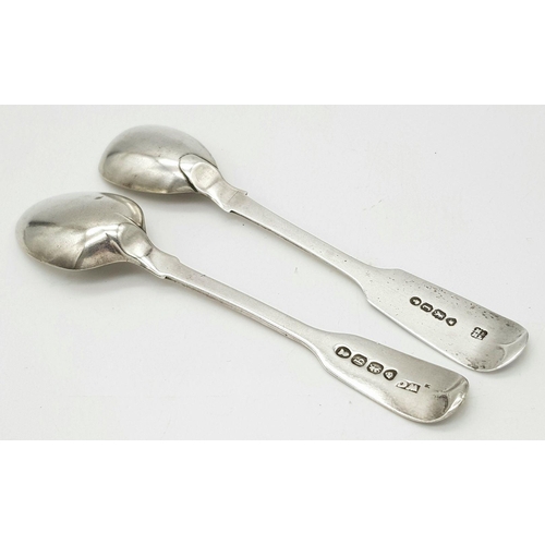 959 - Two Silver Teaspoons - different designs and styles. 29.62g total weight.