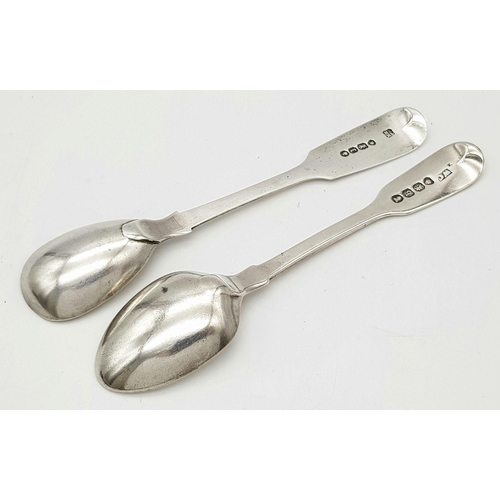 959 - Two Silver Teaspoons - different designs and styles. 29.62g total weight.