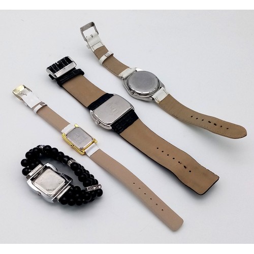 887 - A Parcel of Four Ladies Quartz Fashion Watches. New Batteries Fitted November 2024-