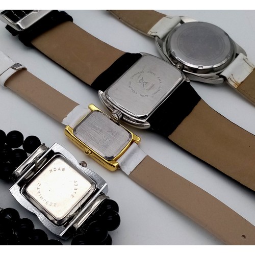 887 - A Parcel of Four Ladies Quartz Fashion Watches. New Batteries Fitted November 2024-