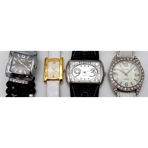 887 - A Parcel of Four Ladies Quartz Fashion Watches. New Batteries Fitted November 2024-