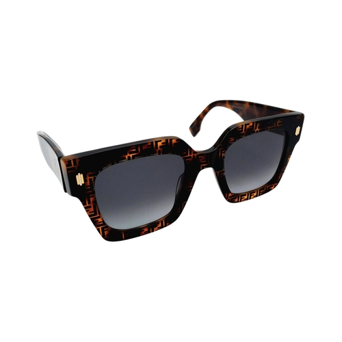 690 - A Pair of Designer Fendi 'Tortoiseshell Effect' Ladies Sunglasses. Comes with COA, pouch and box.