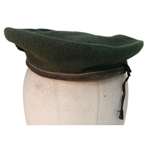 113 - 1944 Dated (D-Day) Royal Marine Commando Beret. Maker Kangol, Size 6 ¾ Clothing Stamp Code “M”.