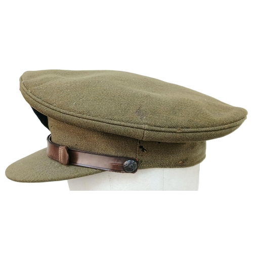 127 - A WW2 British S.A.S Officers Cap with original metal clip backed cloth cap badge.