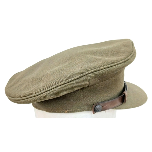 127 - A WW2 British S.A.S Officers Cap with original metal clip backed cloth cap badge.