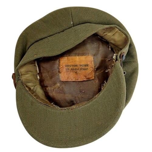 127 - A WW2 British S.A.S Officers Cap with original metal clip backed cloth cap badge.