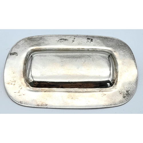 441 - Vintage Millennium SCOTTISH SILVER PIN TRAY. Hallmark for Howard Stearn, Edinburgh 2000. Approx 35 g... 