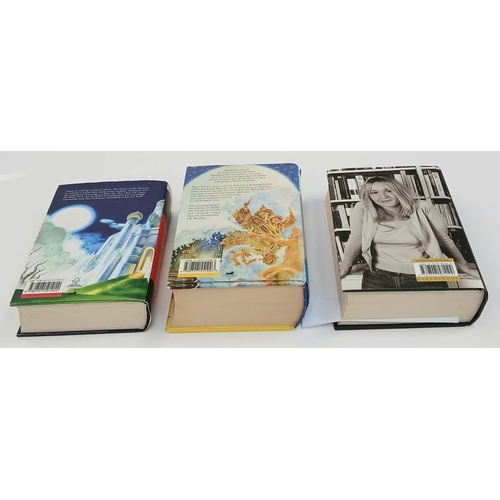 480 - A Parcel of Three Harry Potter First Edition Hardback Books Including the Rare Misprint Version of H... 