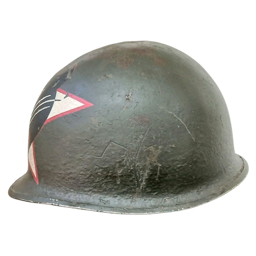 486 - A Vietnam War Era A.R.V.N Rangers M1 Helmet. No Liner or Bales.