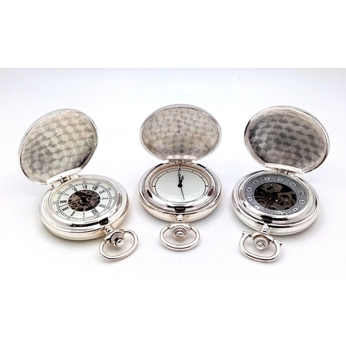 1186 - Three Unworn ‘Glory of Steam’ Manual Wind Pocket Watches Comprising; 1) The William Shakespeare 1951... 