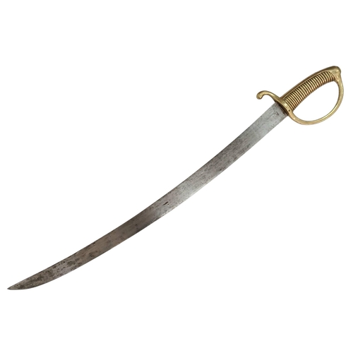 218 - A Napoleonic Period French Infantry X1 Sabre-Briquet Sword. Every Infantier carried one of these. Co... 