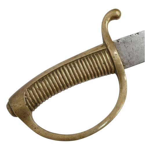 218 - A Napoleonic Period French Infantry X1 Sabre-Briquet Sword. Every Infantier carried one of these. Co... 