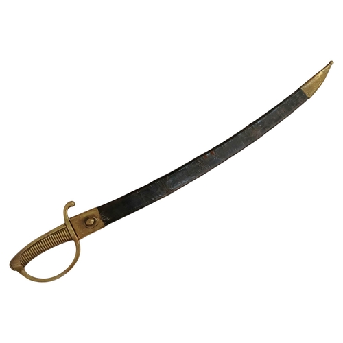 218 - A Napoleonic Period French Infantry X1 Sabre-Briquet Sword. Every Infantier carried one of these. Co... 