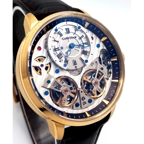 382 - A Thomas Earnshaw ‘Mahogany Gold’ Automatic Stainless Steel Calendar Watch Reference- ES-8273-04. Co... 