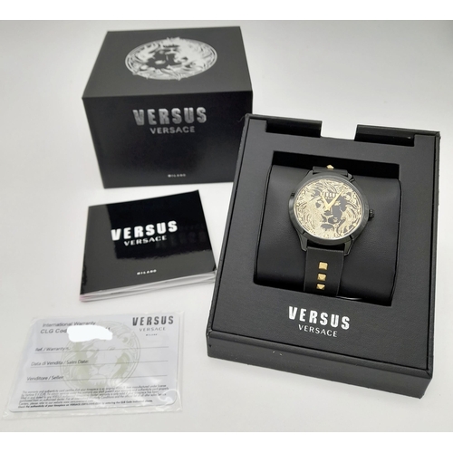 501 - A Versace Quartz Watch Model VSPVQ0520. 40mm Case. Complete with Box, Tag and Paperwork.