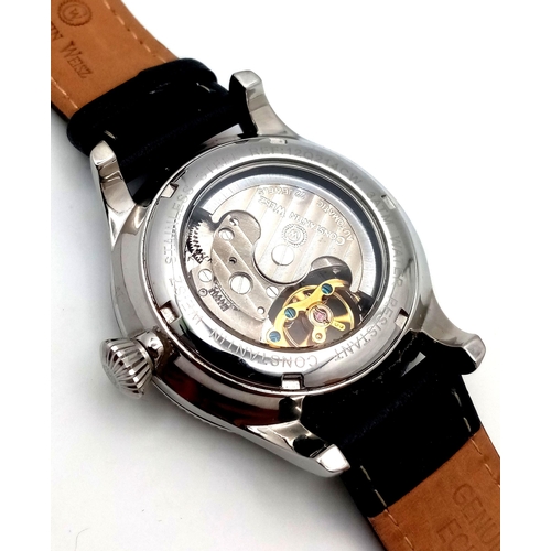 578 - An Excellent Condition Constantin Weisz Automatic Moonphase Watch Reference 12Q214CW. 42mm Case. 22 ... 