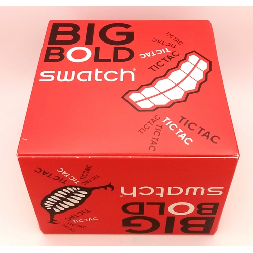 599 - A  Swatch ‘Big Bold-Your Time is Coming’ Monster Watch. 47mm Case. Replacement Battery Fitted Decemb... 