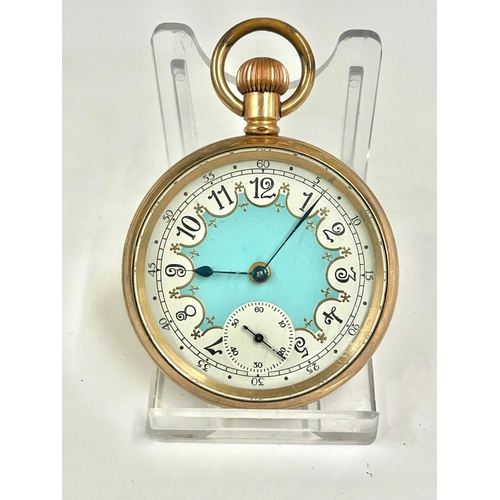 930 - A Vintage gents Waltham pocket watch. Good balance, as found.