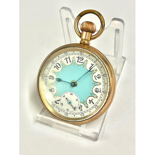 930 - A Vintage gents Waltham pocket watch. Good balance, as found.