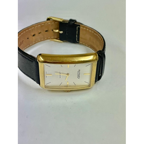 937 - A Gents rotary watch , needs battery , as found.