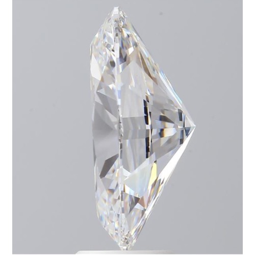 53 - 5.09CT OVAL SHAPED LAB-GROWN DIAMOND, COLOUR E, CLARITY VS2. COMES WITH IGI CERTIFICATE. MEASUREMENT... 