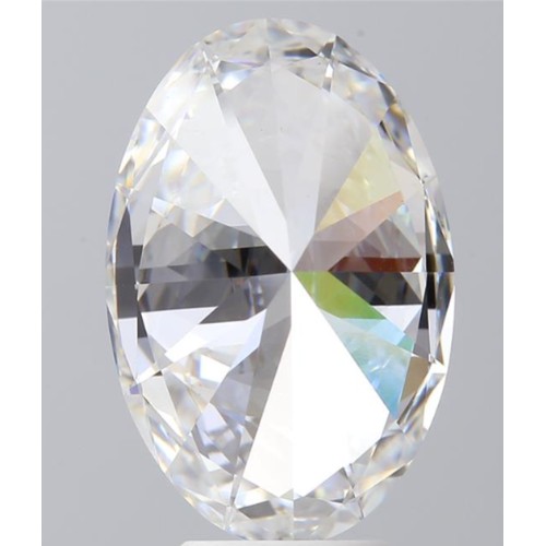 53 - 5.09CT OVAL SHAPED LAB-GROWN DIAMOND, COLOUR E, CLARITY VS2. COMES WITH IGI CERTIFICATE. MEASUREMENT... 