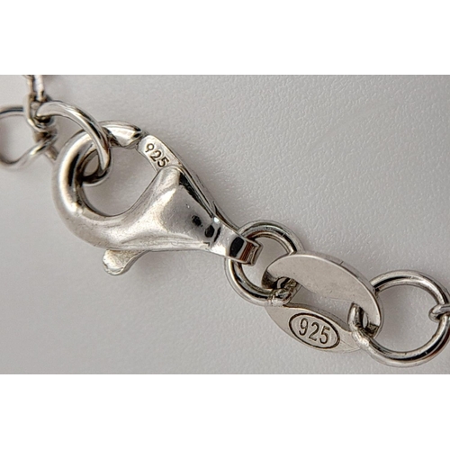 454 - A Sterling Silver Monogram Bracelet and Sterling Silver Bourbon Pendant/Charm!