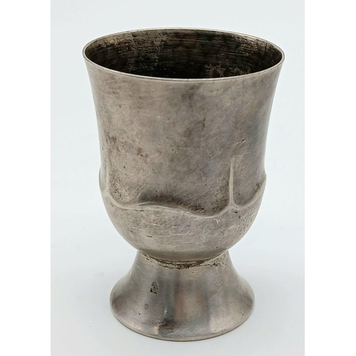 680 - A WW2 German Silver Plated Schnapp’s Cup.