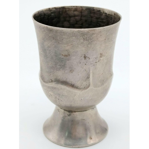 680 - A WW2 German Silver Plated Schnapp’s Cup.